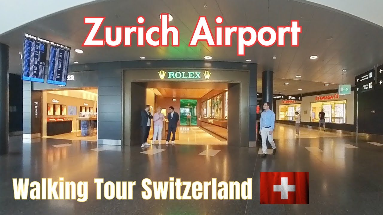 Walking Tour of Zurich Airport (ZRH) Airside | Duty-Free & Gate A Experience