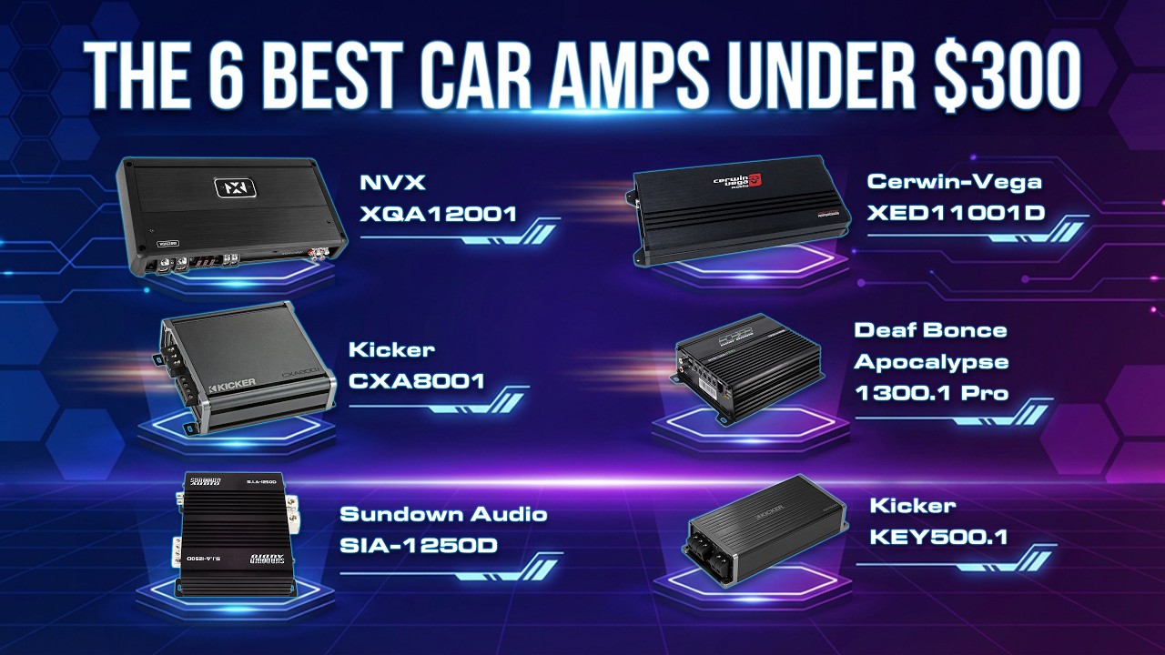 The 6 Best Car Amps to Buy Under $300