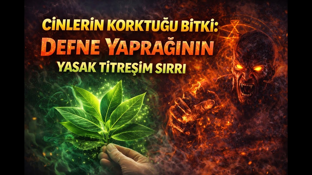 KADİM BİLGİ: Cinler Neden Defne Yaprağını Sevmez? (Alem-i Misal'i Yırtan Molekül) - EbcediVefk