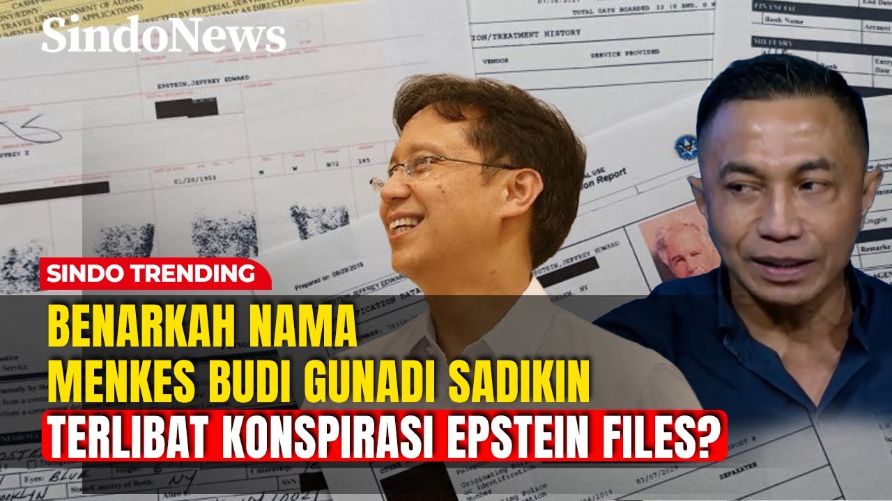 Peta Konspirasi Epstein Files: Mengapa Nama Budi Gunadi Sadikin Disebut? | Sindo Trending | 09/02