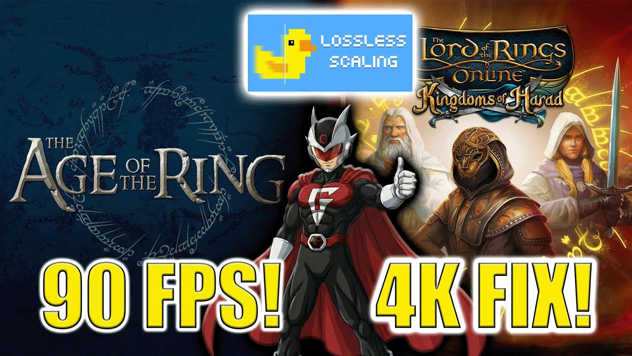 How to get 60+ fps in Age of the Ring and FIX LOTRO's 4K UI!