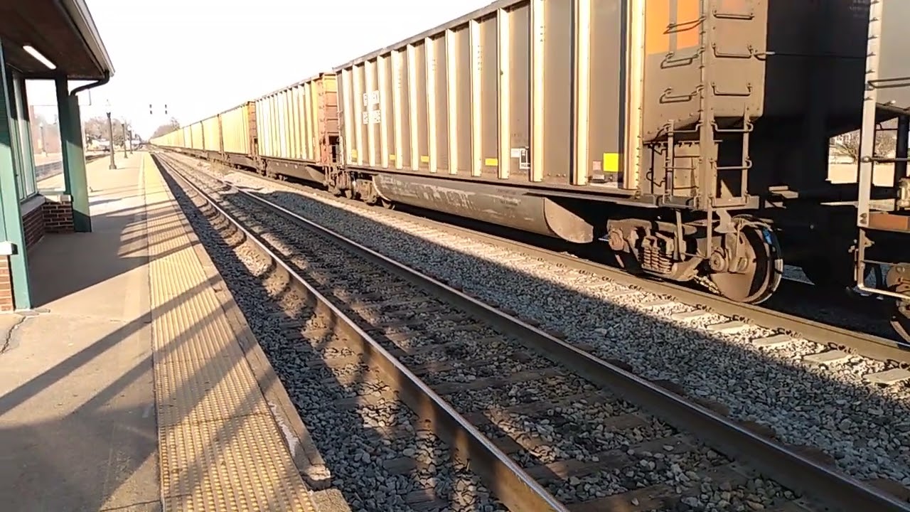 Slow Moving Coal Train In Galesburg, IllinoisVID 20260215 1614297741