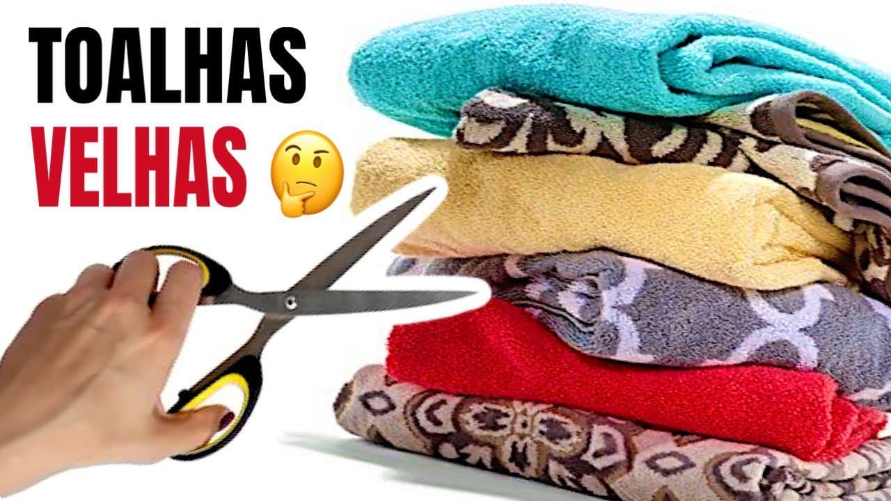 3 Ideias Incríveis de Transformação de Toalhas velhas | SHOW DE ARTESANATO