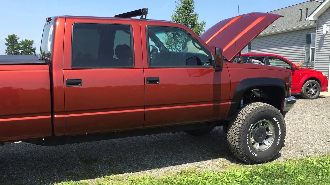 98 Crew cab cummins chevy part 2