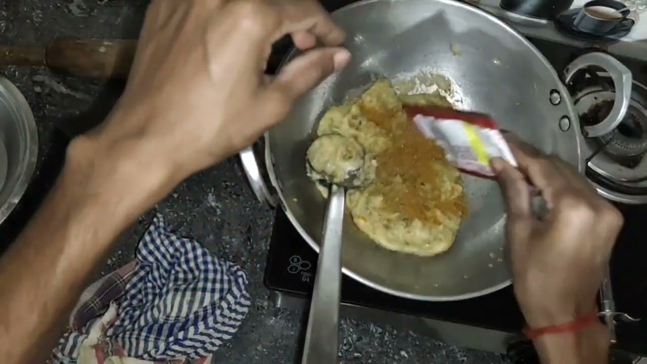 Perfect pratha with felling healthy and tasty nasta 