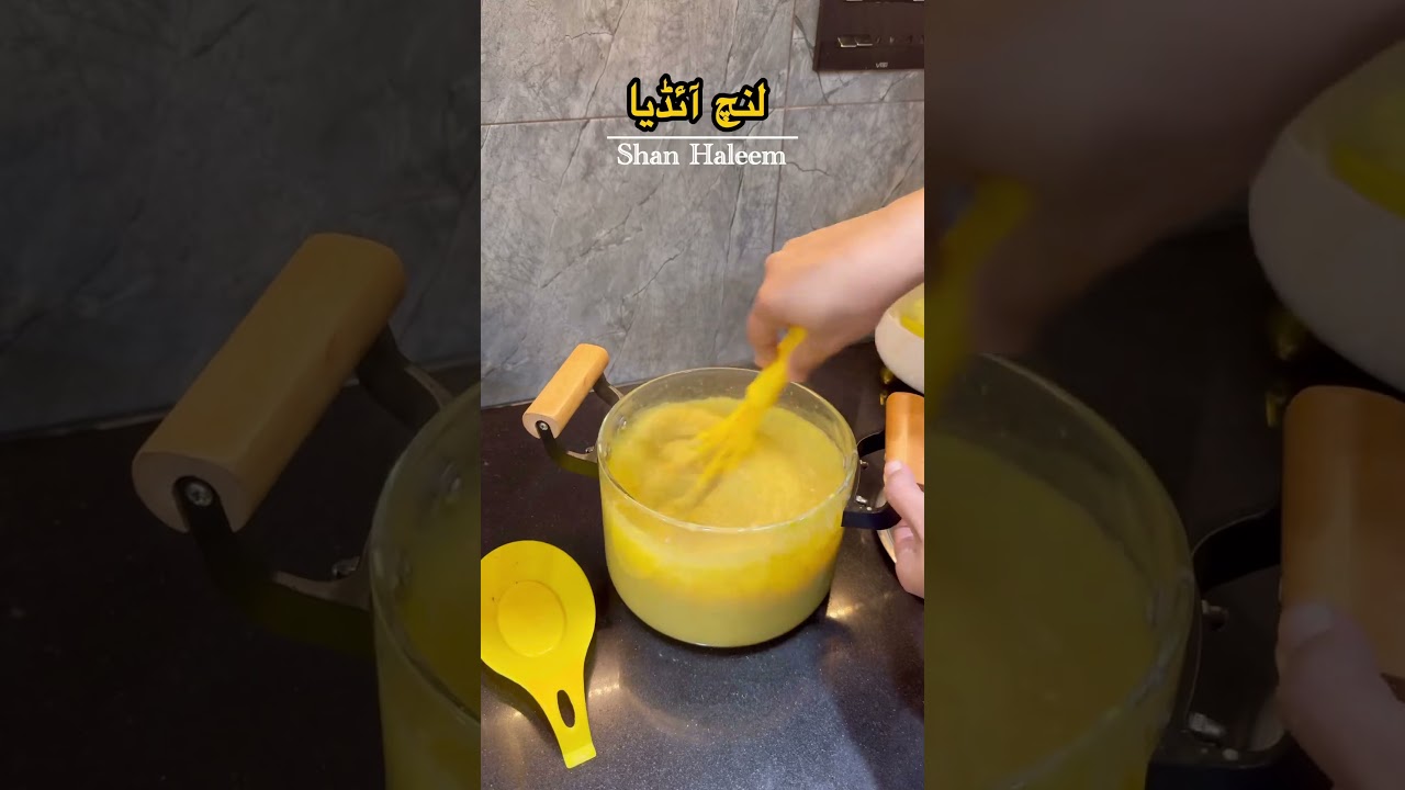 Lunch idea |  Easy cook shan haleem #food #dessert #cooking #shortsvideo #lunch #lunchboxrecipe