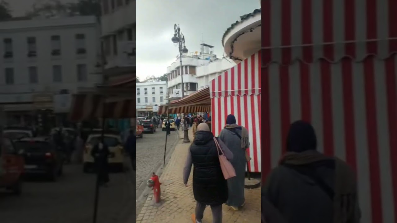 A short walk through the city of Tangier and the old medina🚶