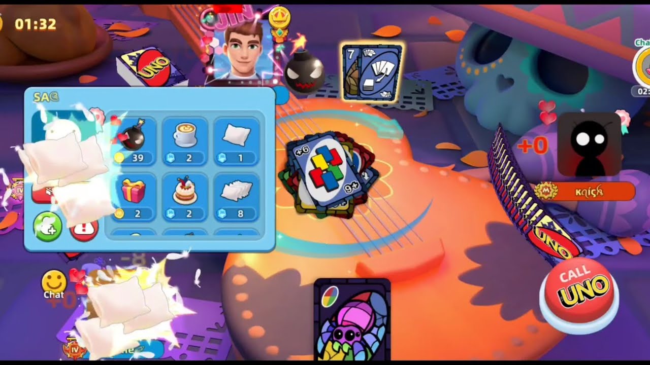 UNO! Mobile Game | Go Wild x1000 + Wild (discard all) fake people are angry😂😂😂