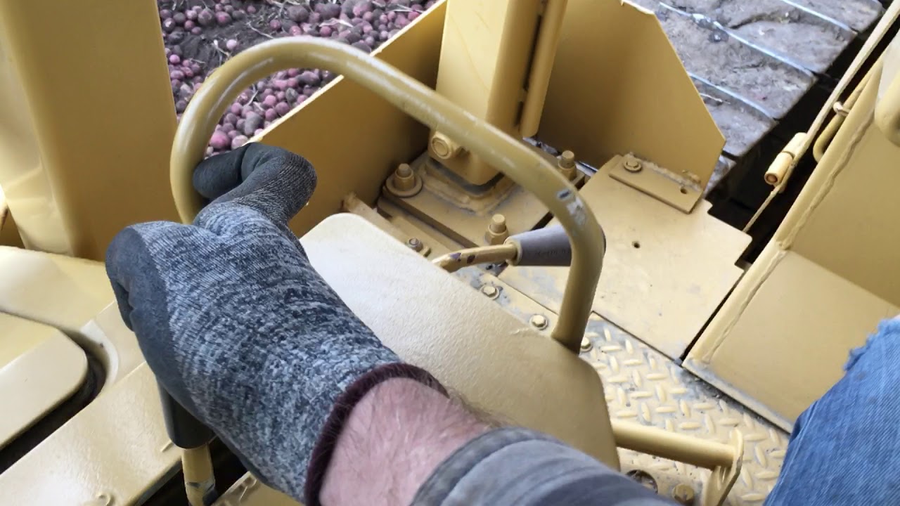 Caterpillar D6D - On-board Pushing...Potatoes? - Part 1
