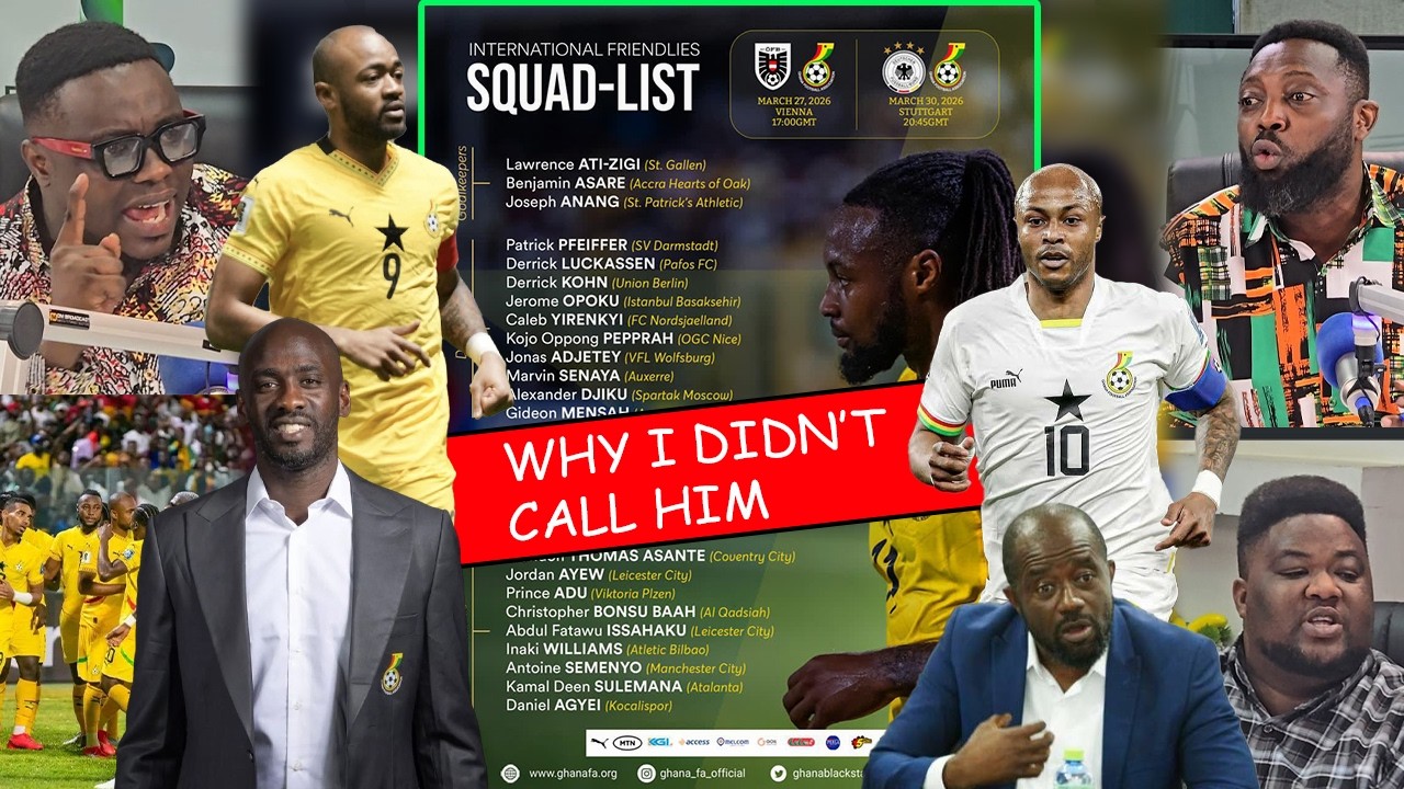 WHY OTTO ADDO REJECTED 6 KEY PLAYERS..GHANA VS GERMANY, WHAT OTTO WANT TO DO WITH..ANALYSIS OF