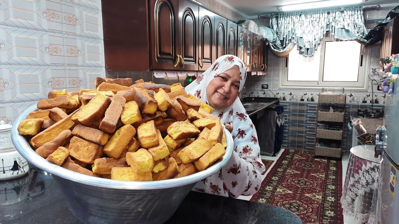 الفايش الصعيدي💃(الكحك)بطريقه ساهله ونتيجه ممتازه من اول التخمير للتحميص