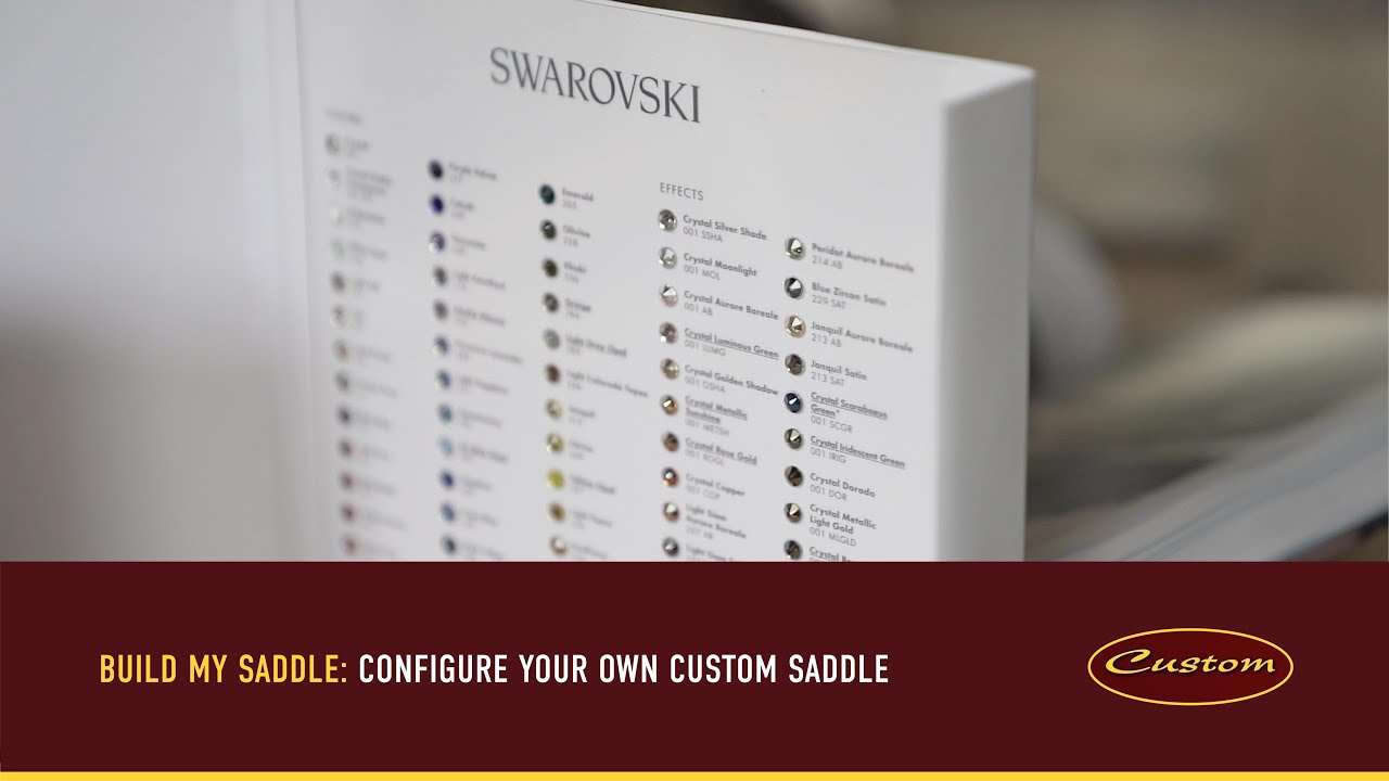 Build my Saddle: Configure Your Own Custom Saddle!