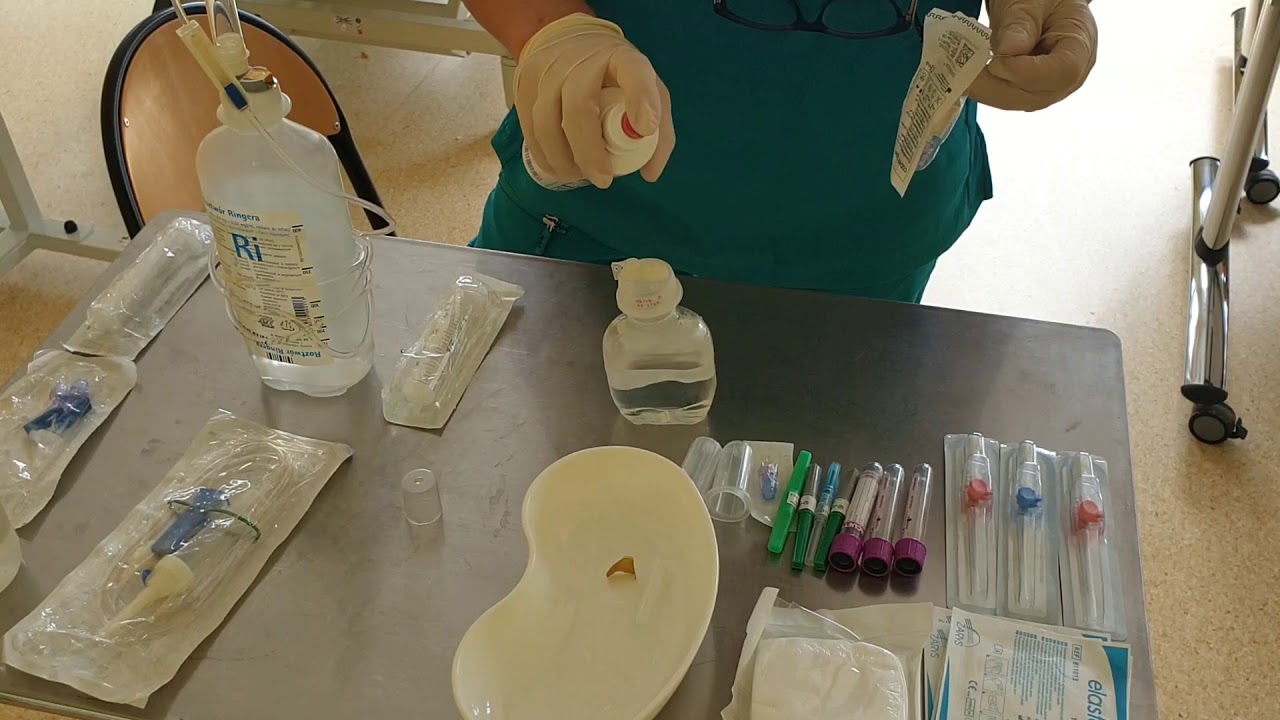 Przygotowanie wlewu kroplowego 1 2