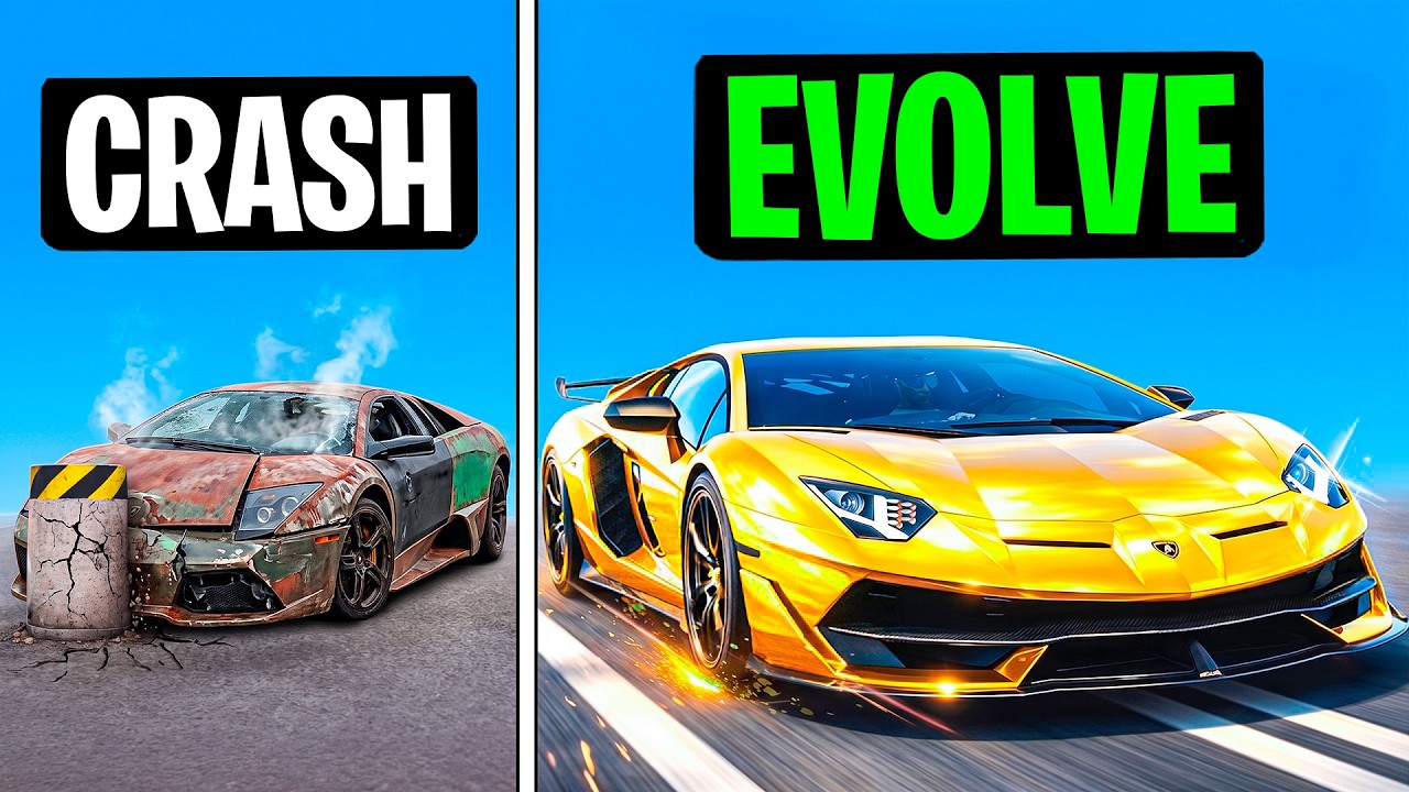 Every Time I Crash, My Lamborghini EVOLVES in GTA!