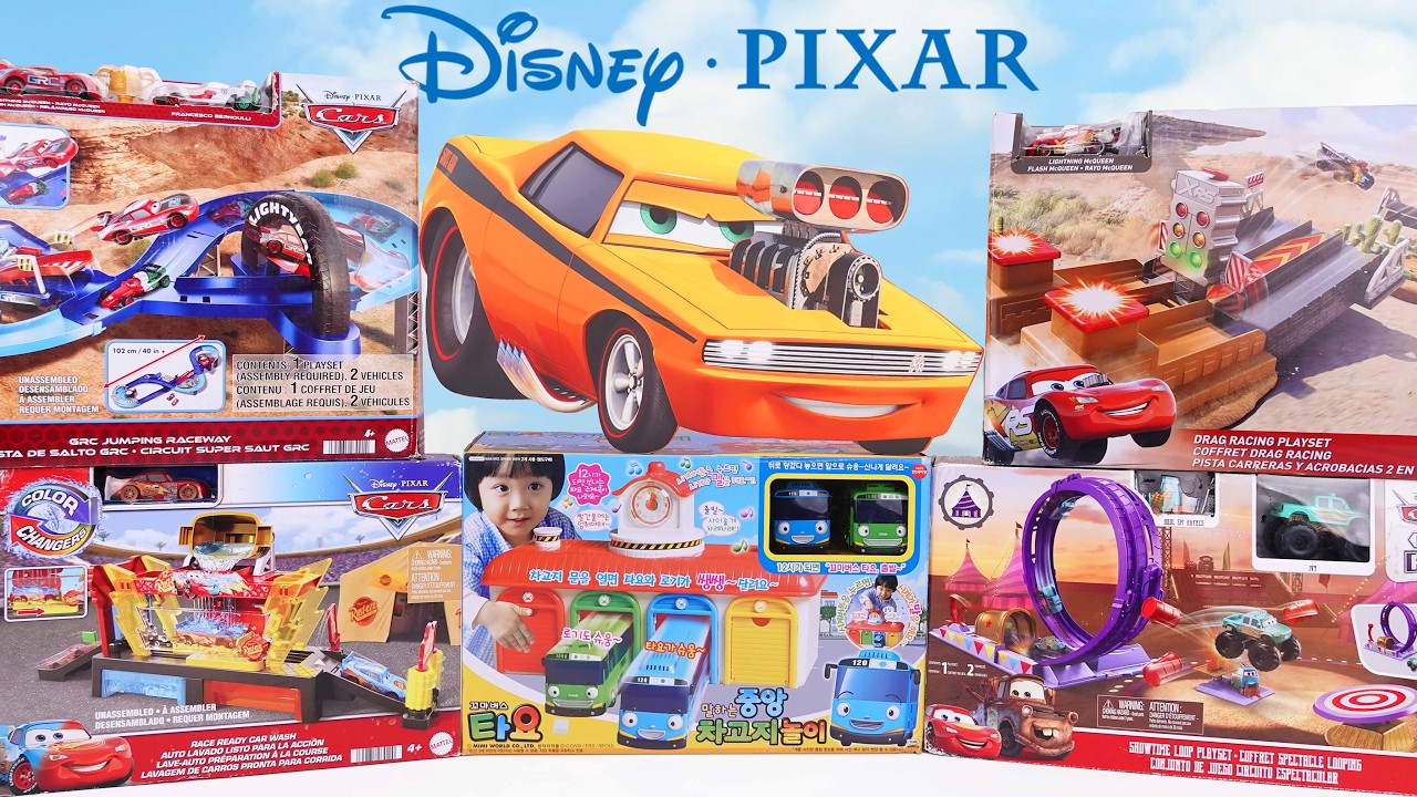 Disney Pixar Cars Unboxing Review | Lightning McQueen, Mack, Doc Hudson, Chick Hicks, Snot Rod