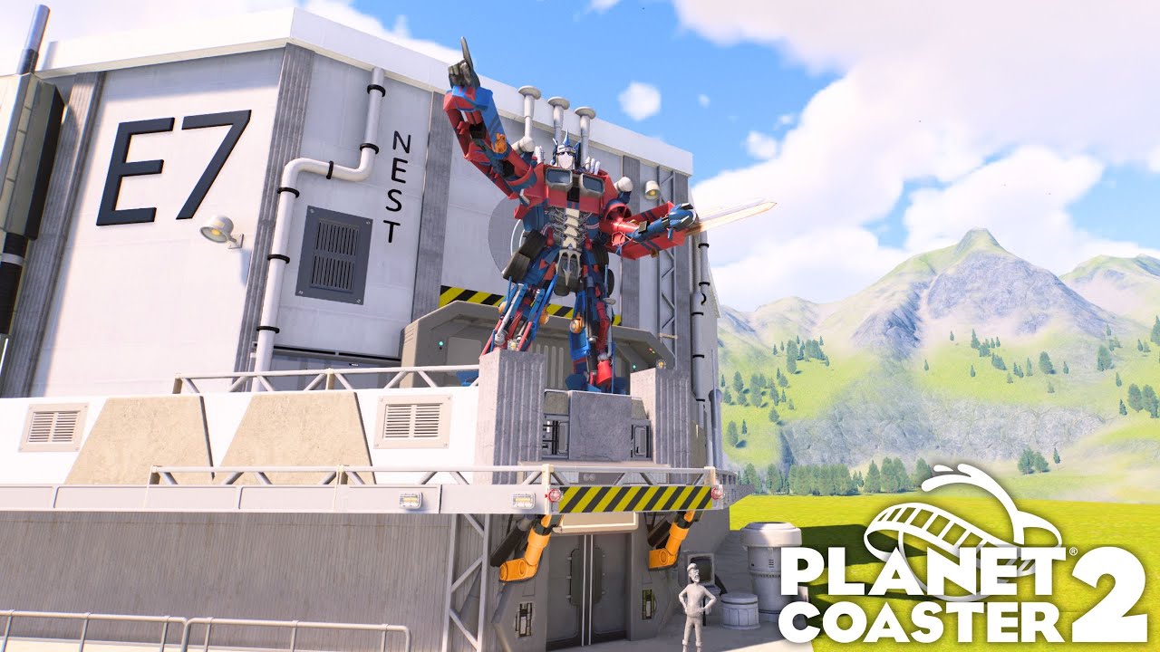Оптимус Прайм в сборке | Planet Coaster 2