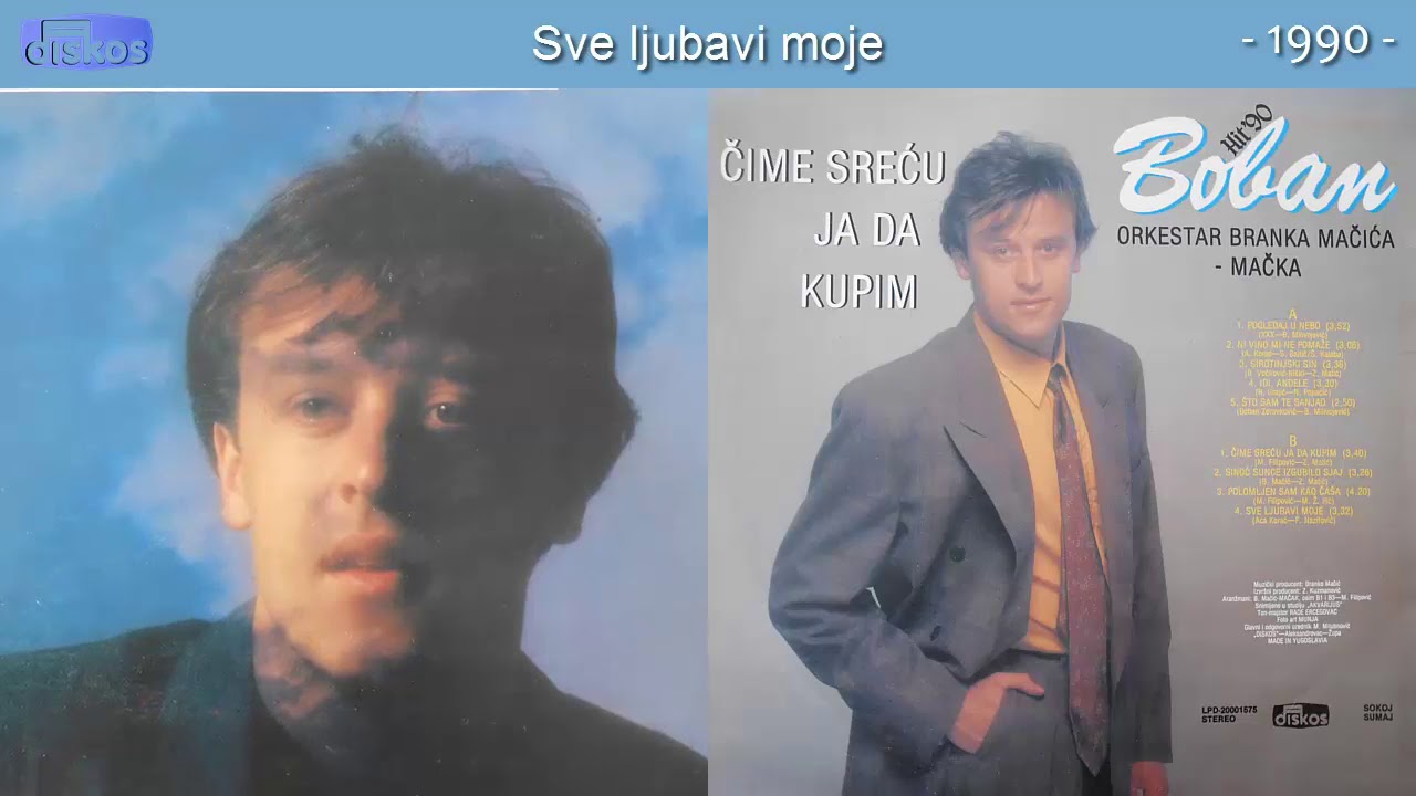 Boban Zdravkovic - Sve ljubavi moje - (Audio 1990)