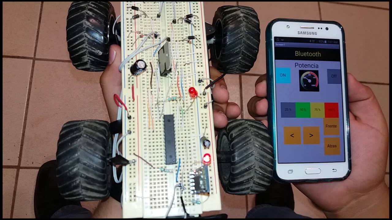 Proyecto Final 2016 (Control por Bluetooth de un móvil.)
