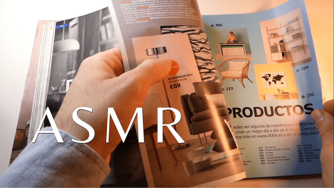 ASMR: MAGAZINE PAGE FLIPPING PARA SUEÑO PROFUNDO - SIN HABLAR