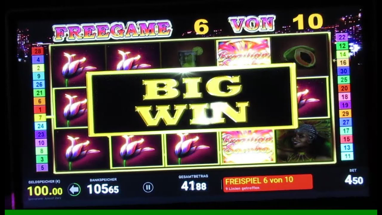 Bonusgewinn auf 4.50€ Gewonnen! Brazilian Samba Bally Wulff! Hoffentlich Kracht es