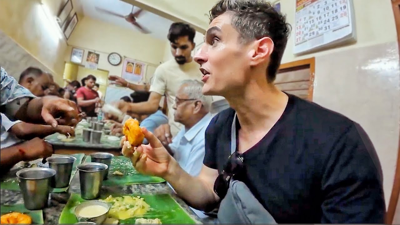 First Time Trying a Traditional Tamil Breakfast in India (Chennai)