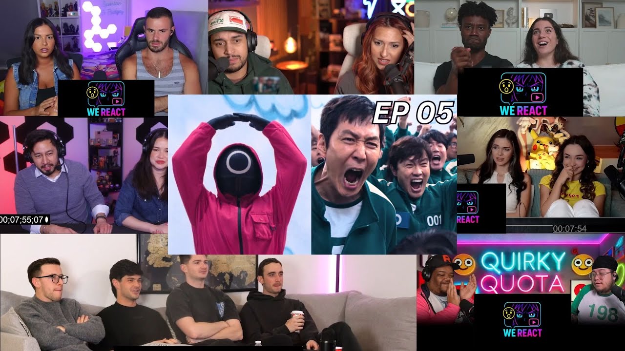 Squid Game Season 2 Episode 05 | Reaction Mashup #squidgame #reactionmashup