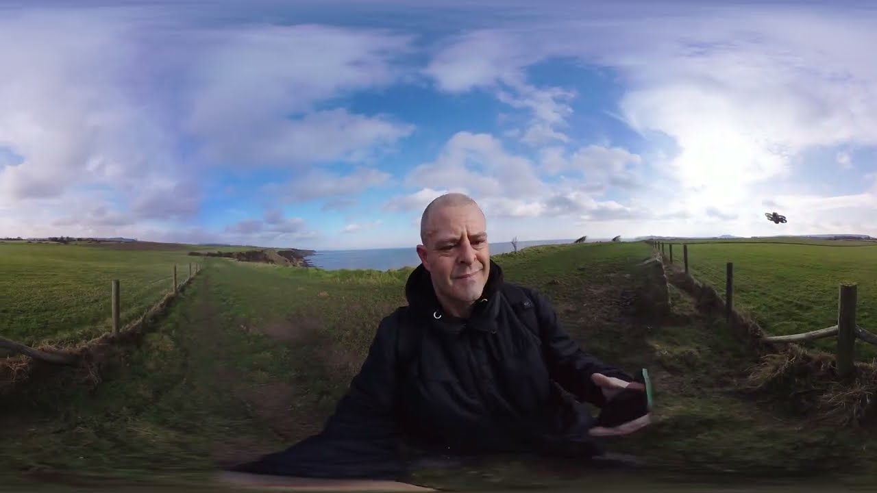 360° Cleveland Way Cliffs with Neo 1 on follow me mode 