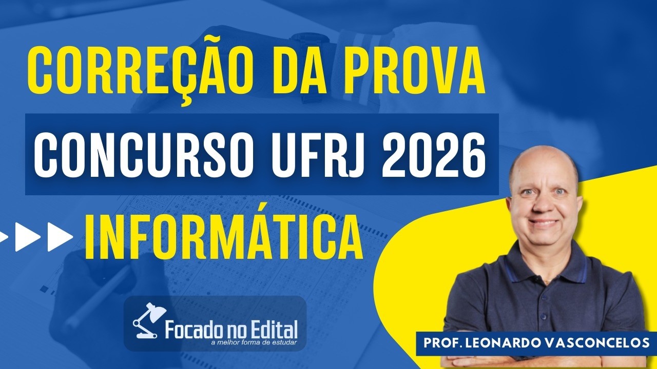 Questões de Informática da prova do cargo Assistente em Administração - Concurso UFRJ 2026