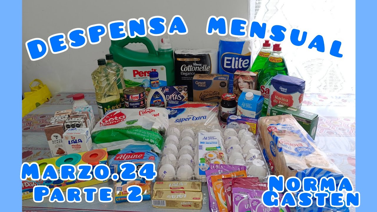 ✅ DESPENSA MENSUAL MARZO 🛒 Parte 2 Walmart 😉 #despensamensual