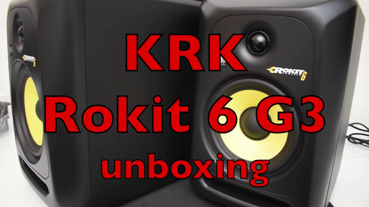 KRK Rokit 6 G3 - Unboxing