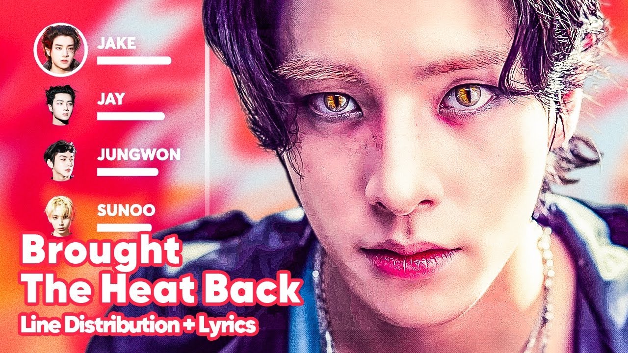 ENHYPEN - Brought The Heat Back (Line Distribution + Lyrics Karaoke) PATREON REQUESTED