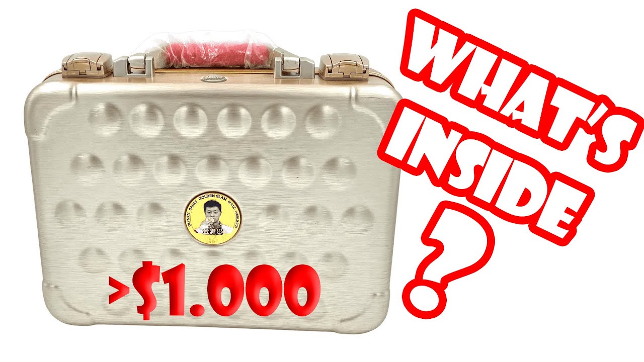 Gluing DHS Hurrican Long 5 W968 Golden Slam Gift box Version #W968