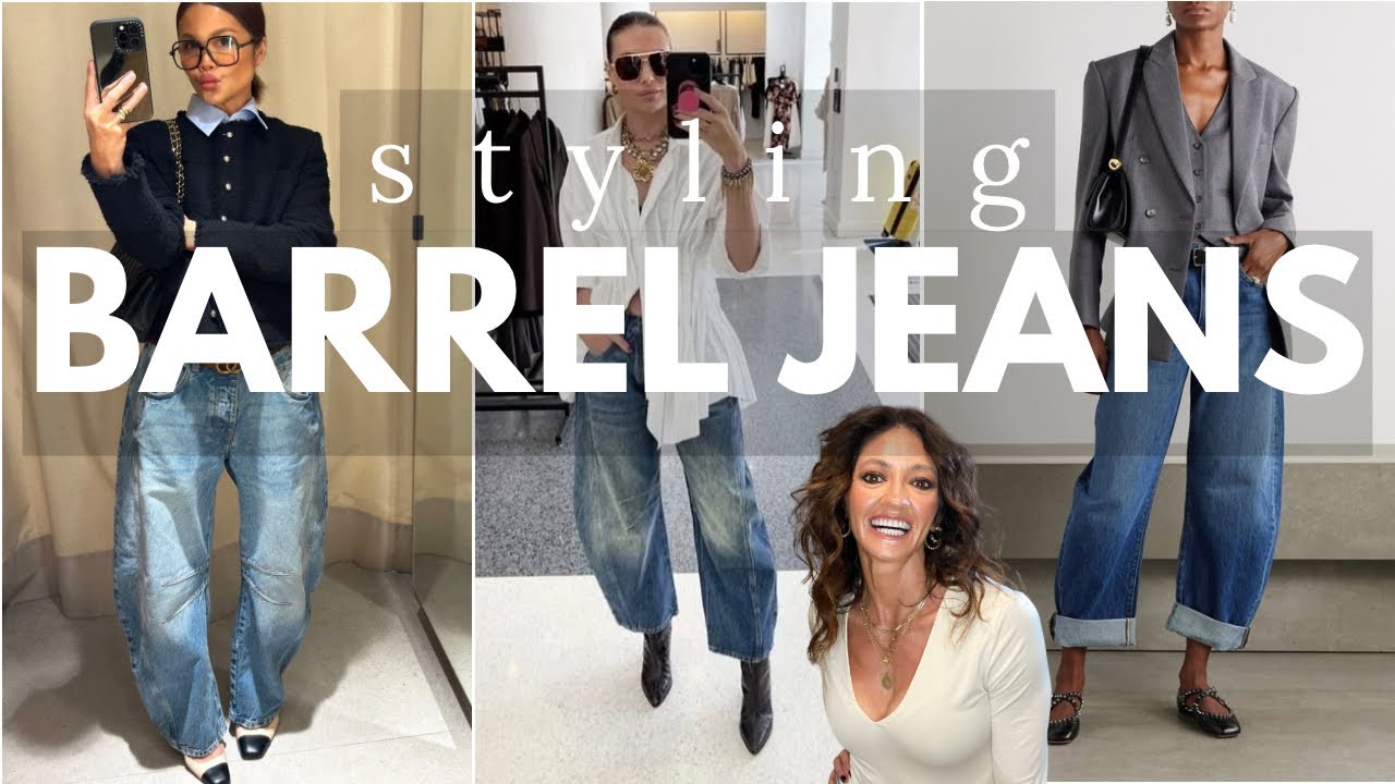 Styling Barrel Jeans ￼