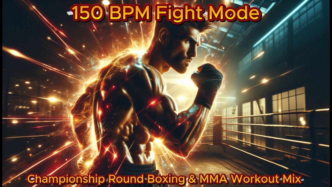 🔴150 BPM Fight Mode &ndash; Championship Round Boxing & MMA Workout Mix | Studio Workout Musik