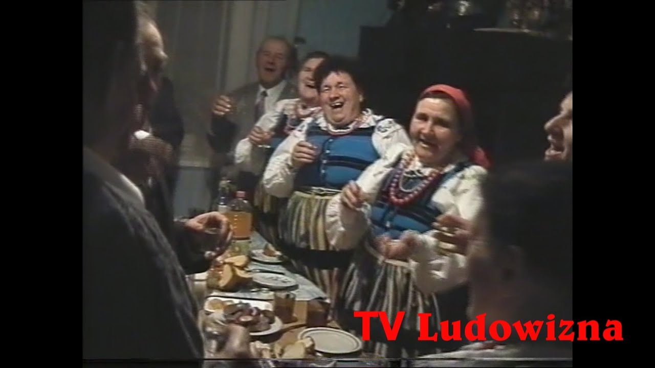 GAŁKI 1999 R. Spontaniczny koncert pięknych, weselnych PRZYŚPIEWEK ~ Ludowa biesiada pod RADOMIEM