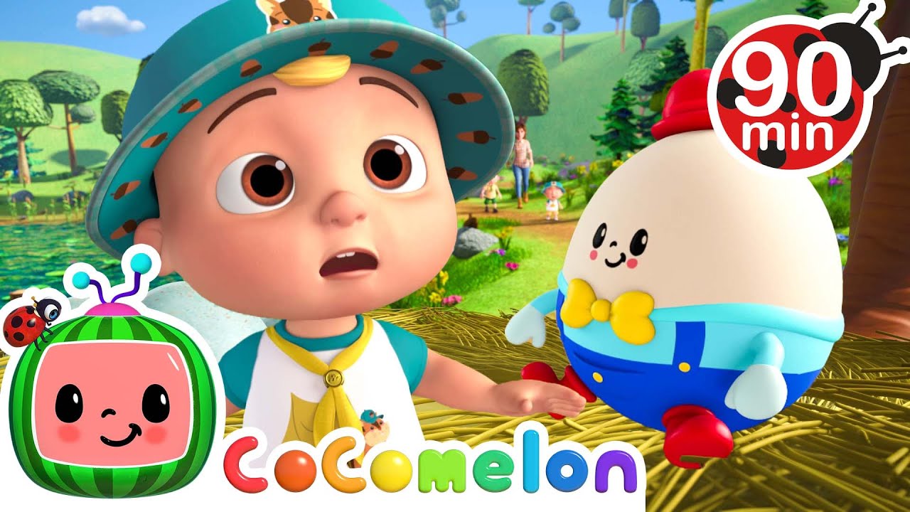Humpty Dumpty Outdoor Rescue 🫨 | CoComelon - Preschool Learning | Kids Songs & Nursery Rhymes