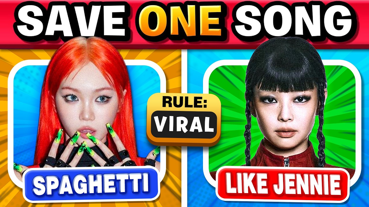 SAVE ONE SONG 🔥RANDOM RULE EDITION💖 SAVE ONE KPOP SONG | KPOP QUIZ 2026