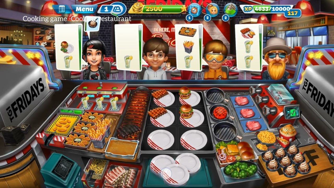 Cooking Fever Challenge (TGI Fridays level 11 to 15)