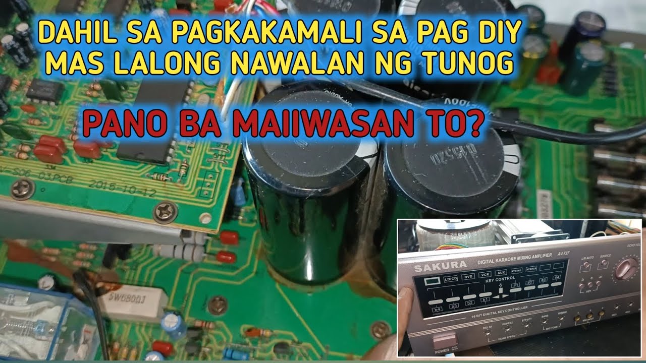 Nawalan ng tunog ng tuloyan SAKURA AV-737