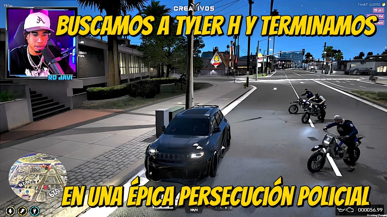 Rdjavi: Buscamos A Tyler H Y Terminamos En Una Épica Persecución Policial | GTA RP