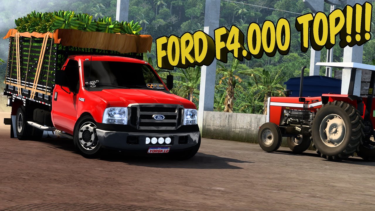 FORD F4.000 DIFERENCIADA NO TRANSPORTE DA FRUTA - ETS 2 MODS BR