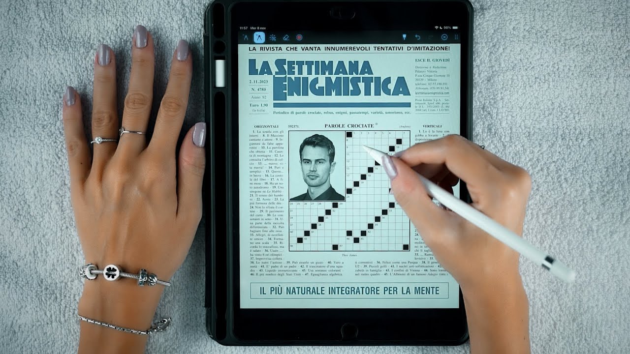 ASMR 📝 SETTIMANA ENIGMISTICA di NOVEMBRE (Whispering)