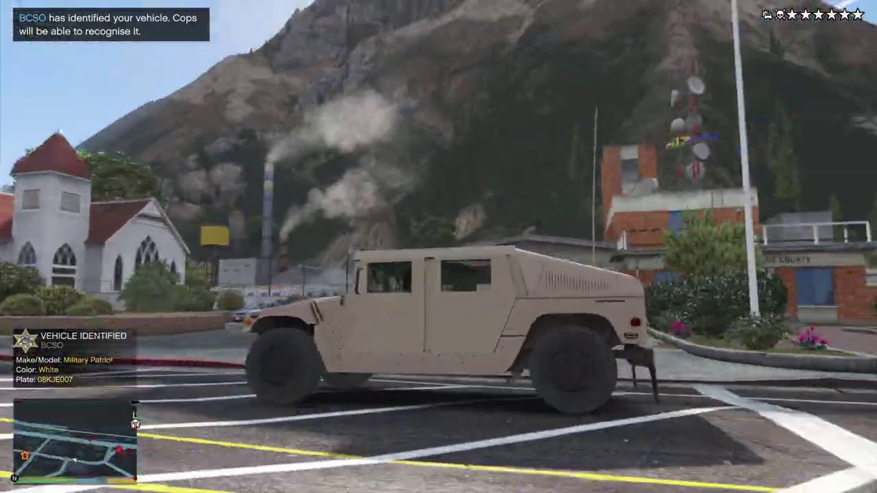 GTA 5 - Paleto Bay Police Station Massacre + Six Star Escape (RDE 3.1.1)