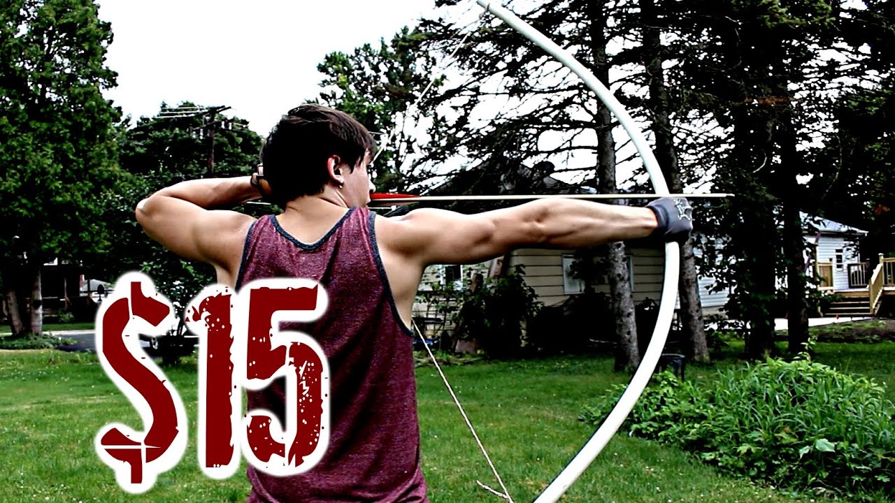 Easy, Cheap, POWERFUL Bow (NO Power Tools or Heat Needed)