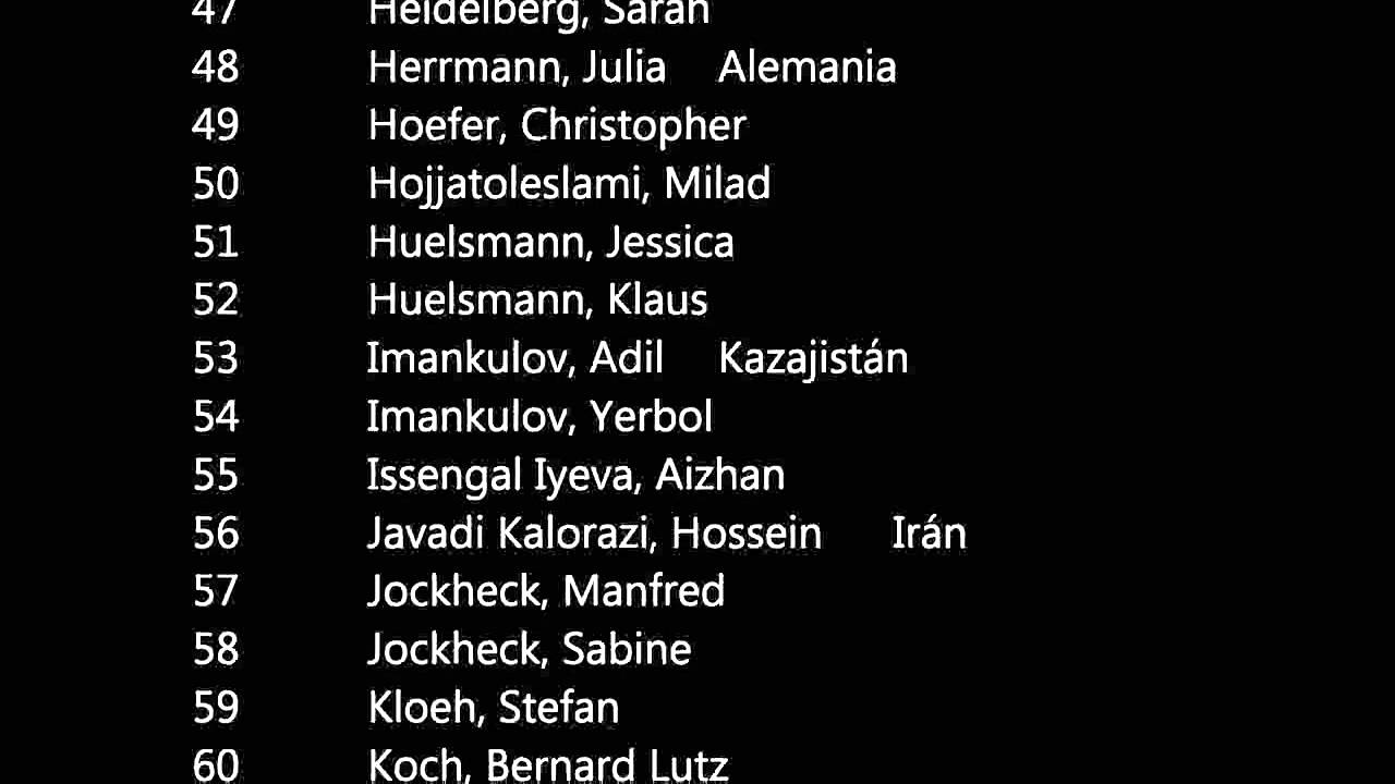 4U9525 Passenger list Passagierliste