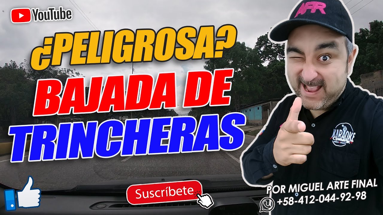 ¡AUTOPISTA PELIGROSA! Bajando TRINCHERAS Hacia Puerto Cabello Venezuela
