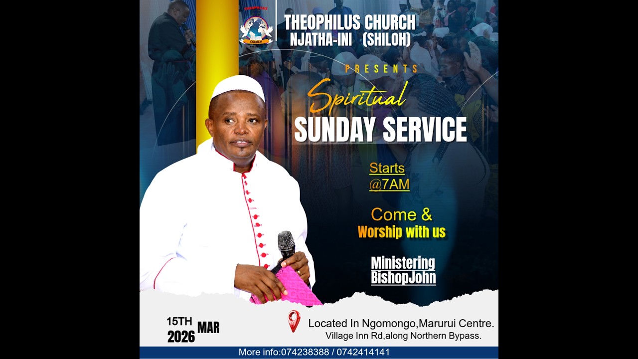 Spiritual Sunday Service  I  Bishop John Githiri I 15th March 2026