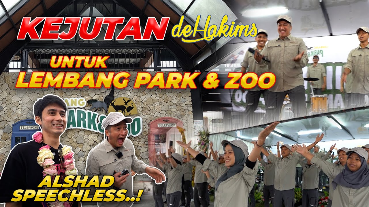 BAWA SEMUA TIM BUAT KASIH KEJUTAN DI 4 TAHUN LEMBANG PARK & ZOO..!!