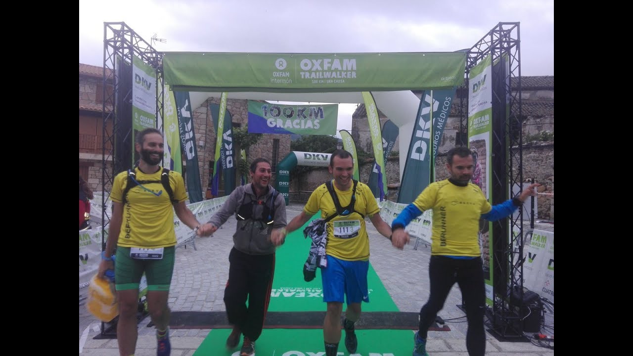 Oxfam Interm&oacute;n Trailwalker Madrid 2017 Equipo BEEVA 100 Km. (VER REEDITADO)