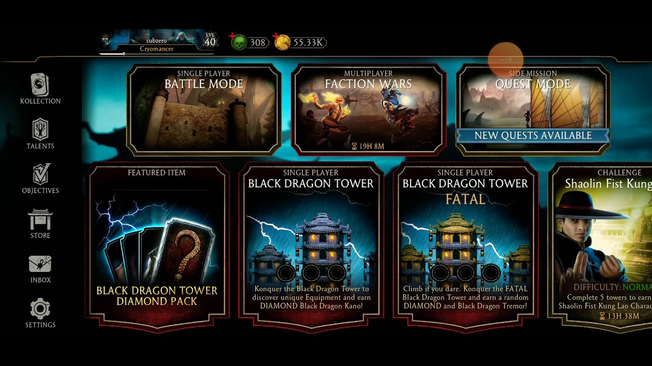 شرح كامل عن لعبة مورتال كومبات 11 موبايل Mortal Kombat